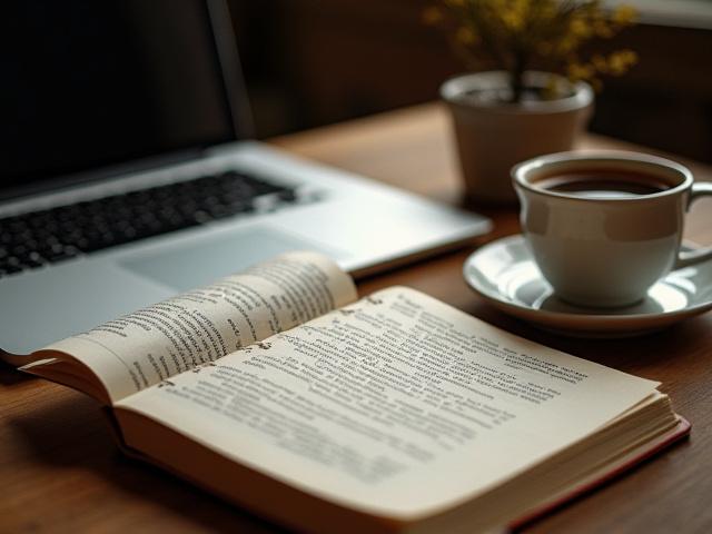 Student focused on intensive language study